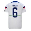 Maillot de Supporter Etats-Unis Yunus MEtats-Unish 6 Domicile Coupe du Monde 2022 Pour Homme